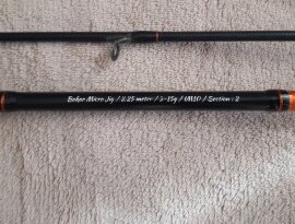 Bokor Spin Micro Jig 2,25m 3-15gr 2 Részes Pergető Bot + kiegészítők