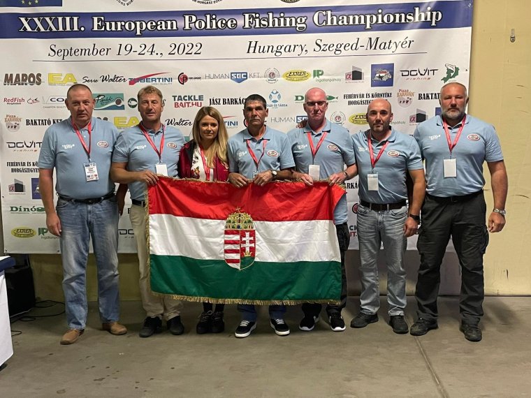 Rendőr Horgász Európa Bajnokság sikeres magyar szerepléssel