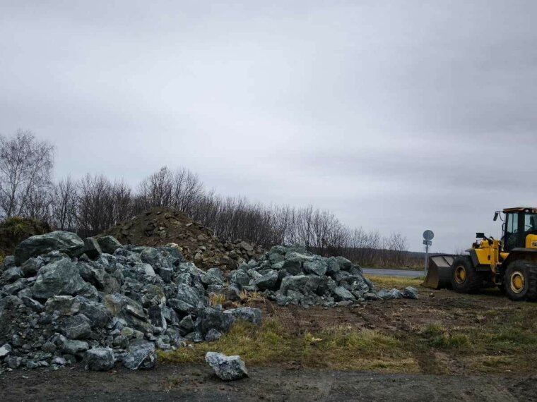 Shore paving works have begun on Lake Abért II