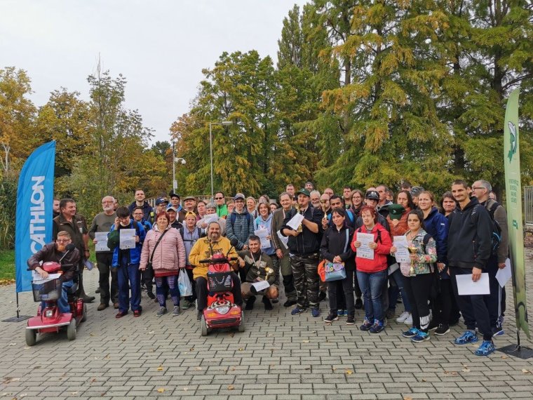 Für Menschen mit Behinderungen gab es in Szombathely einen integrierten Angelnachmittag