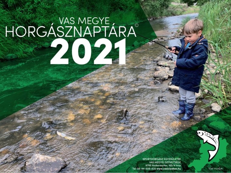 Ismét megjelent Vas megye 2021. évi Horgásznaptára