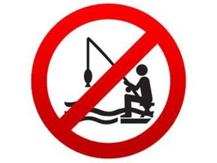 FISHING PROHIBITIONS ON WEEKEND