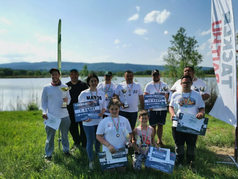The series of races continued with Lake Abért Vasi Vizeken-Garbolino-TackleBait Cup