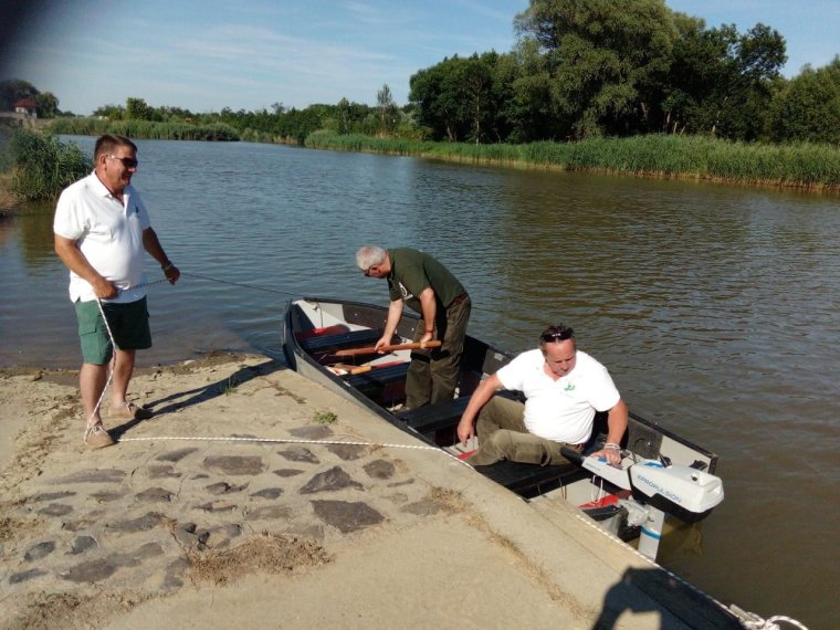 On Saturday the complex control of the river Rába continued.