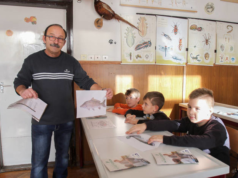 Fishing club at Répcelak school