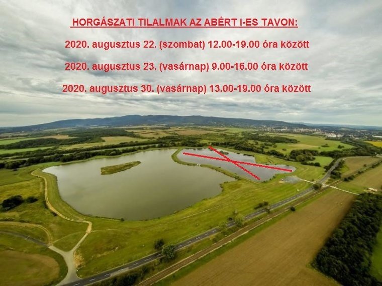 Fishing bans in August on Lake Abért I!