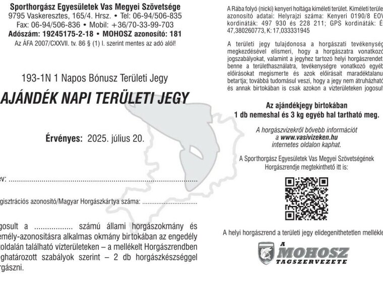 Ajándékhorgászati lehetőség most vasárnap az állami jegyeseinknek
