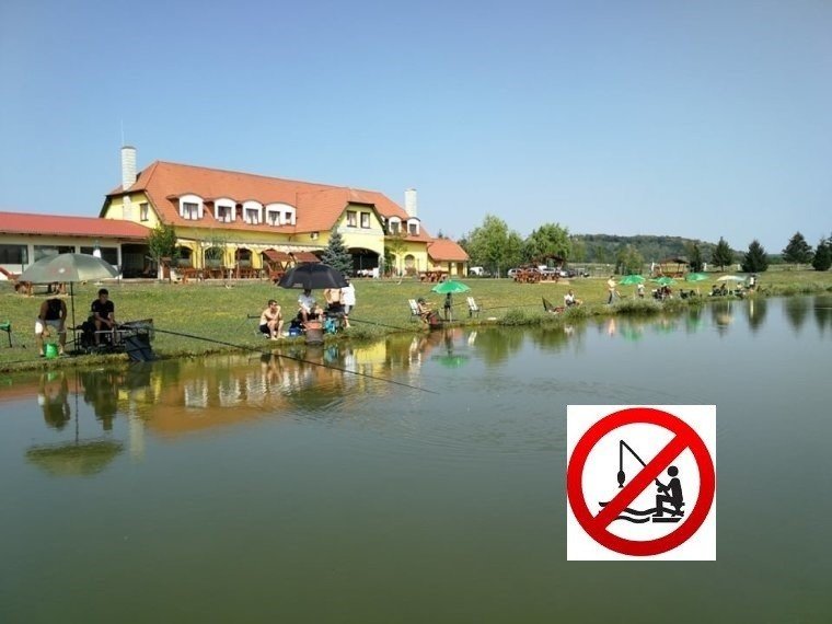 Fishing restrictions on the Alpine fishing lake