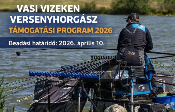 10 éve a versenyhorgászok támogatásáért