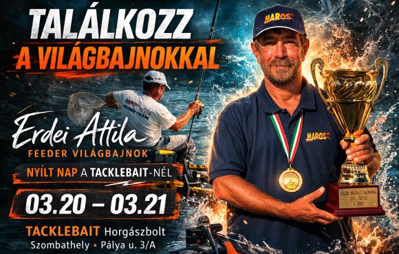 TackleBait Nyílt Nap Erdei Attilával