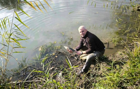 A keszegek és pontyok mellett egy kis süllőt is hoztunk