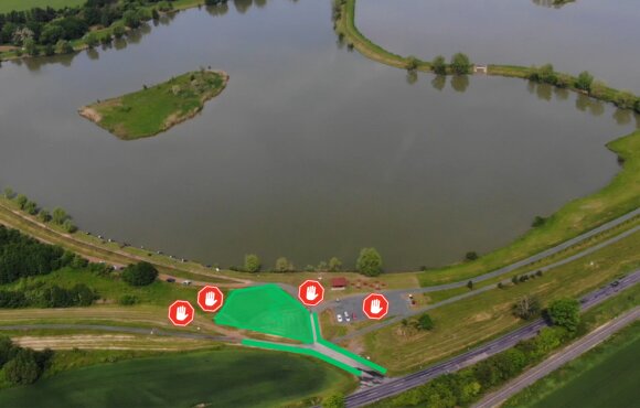 Azbesztszennyezett parkolók az Abért-tónál