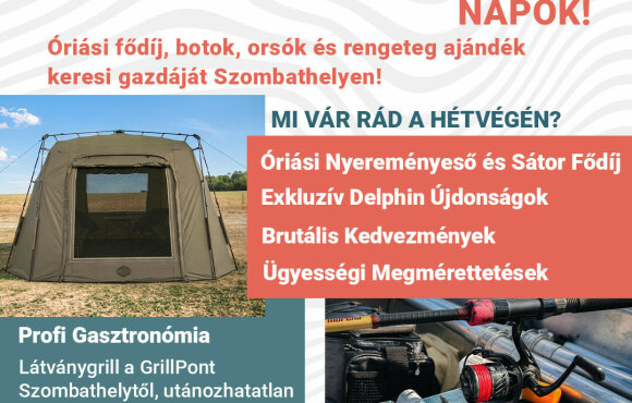Őszi horgászünnep és óriási nyereményjáték a TackleBait-ben!