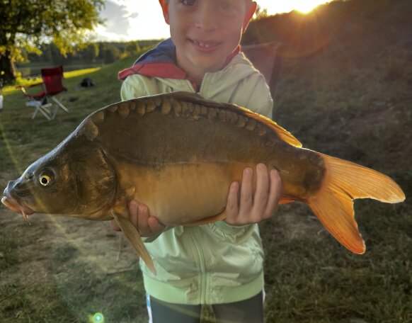 Életem első pontya amit teljesen egyedül sikerült fárasztani és kifogni.