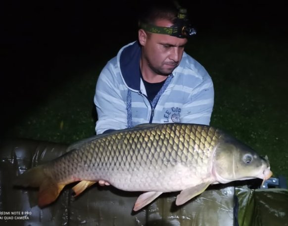 Takács Gábor horgásztársunk fogta ezt a szép 10+os pontyot egy szombat éjszakai peca során Gersekaráton. Gratulálunk!