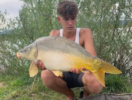 Geröly Márton horgásztársunk az Abért-tavon fogta ezt a szép halat.