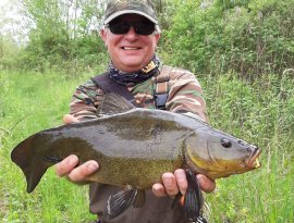 Szabó Dániel horgásztársunknak nemrég akadt horogra ez a szép fogás.