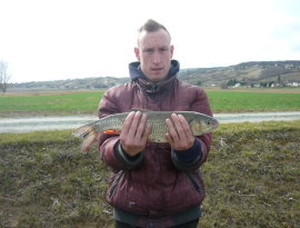 Ma délelőtt váratlan vendég akadt a horgomra. Egyúttal ez a domolykó rekordom is.